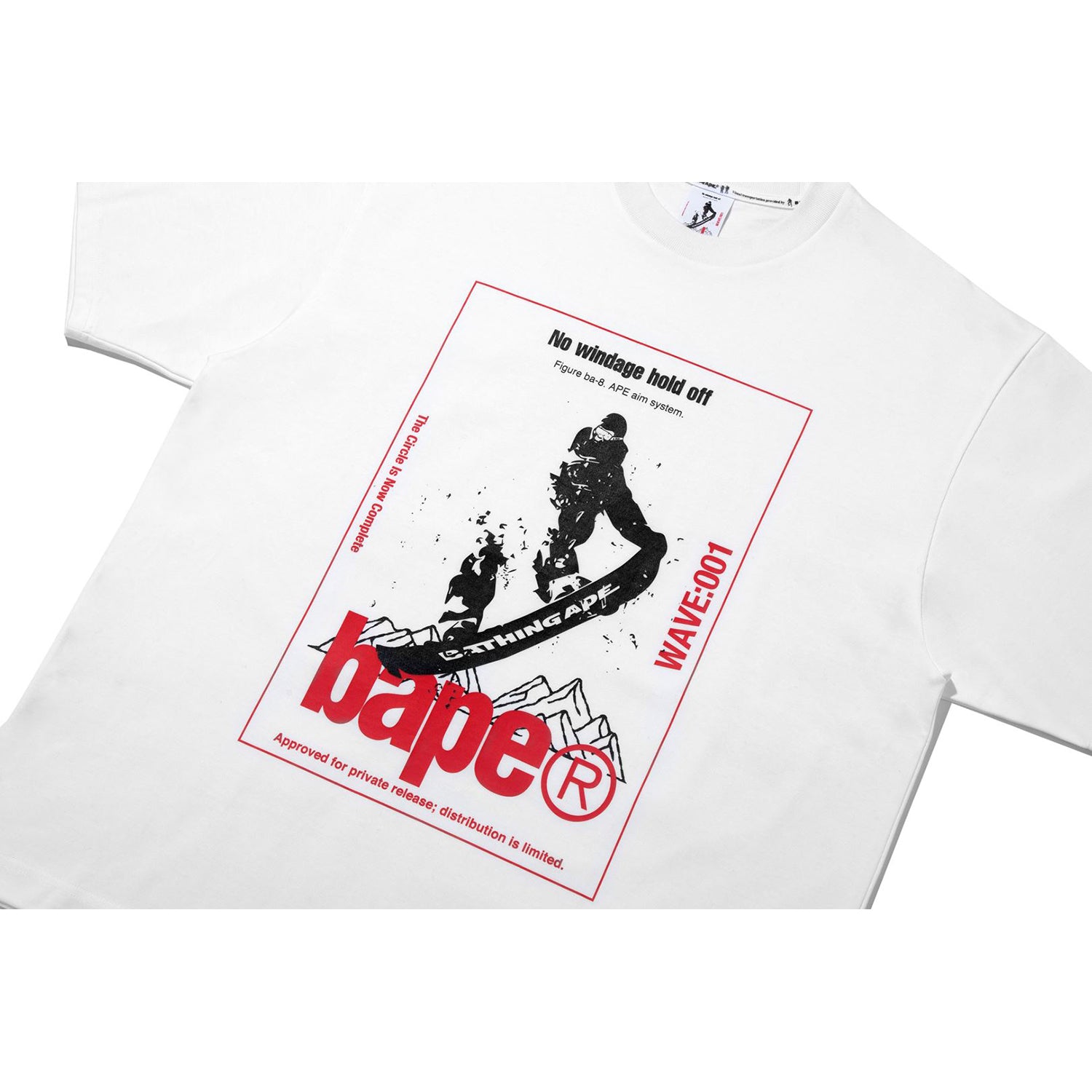 Alternative view of BAPE BY KAZUKI KURAISHI SKATE RELAXED FIT TEE MENS