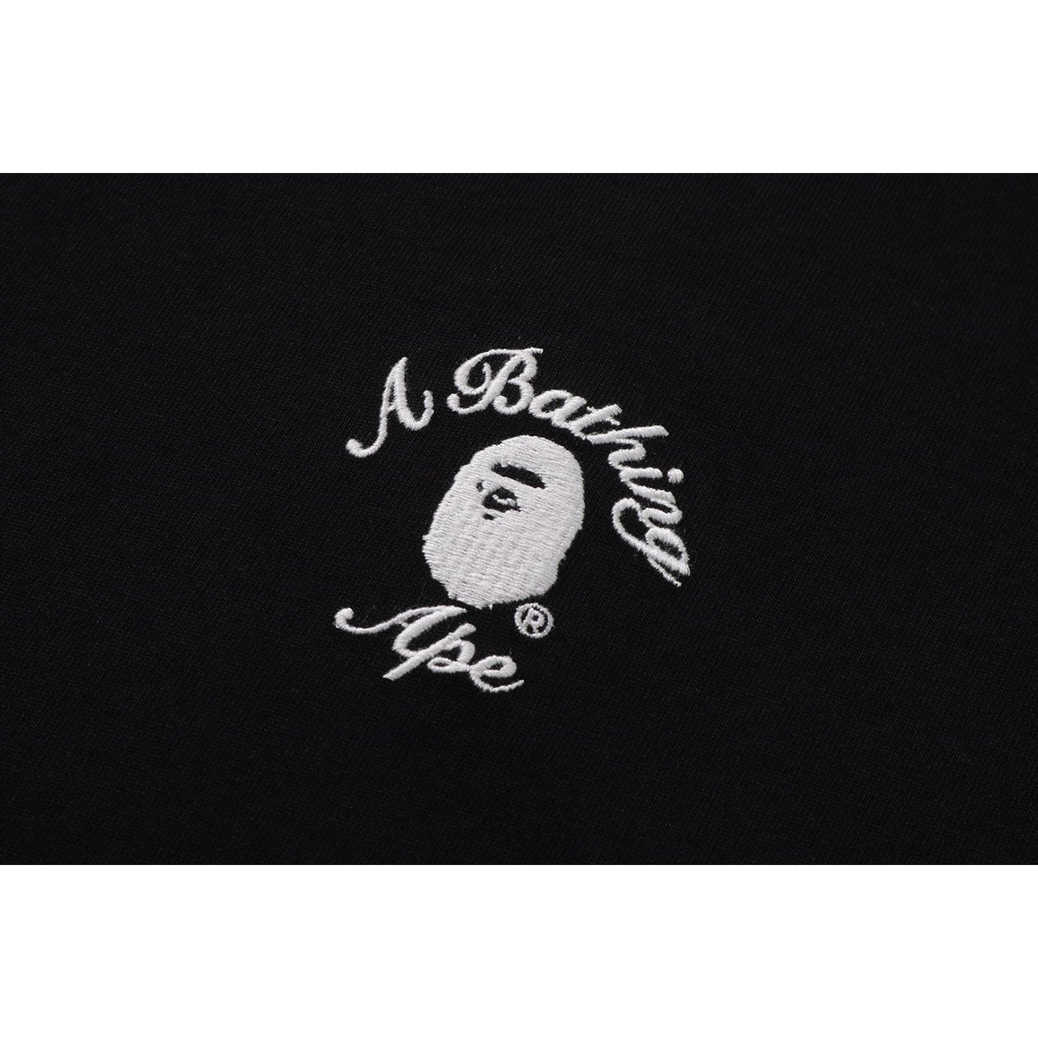 Alternative view of BAPE MENS ONE POINT APE HEAD COLLEGE RELAXED FIT T-SHIRT